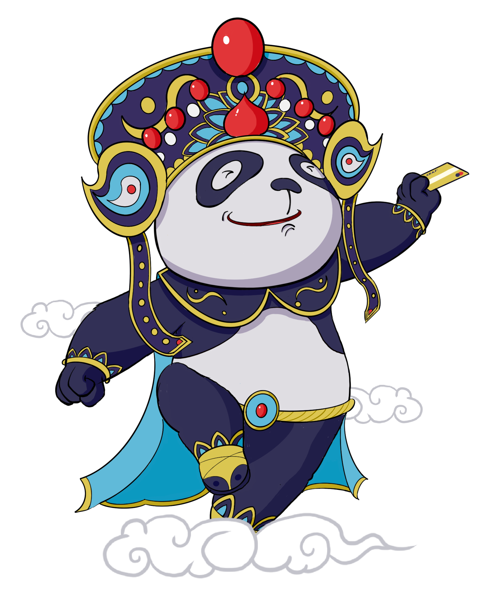 熊猫银行卡设计