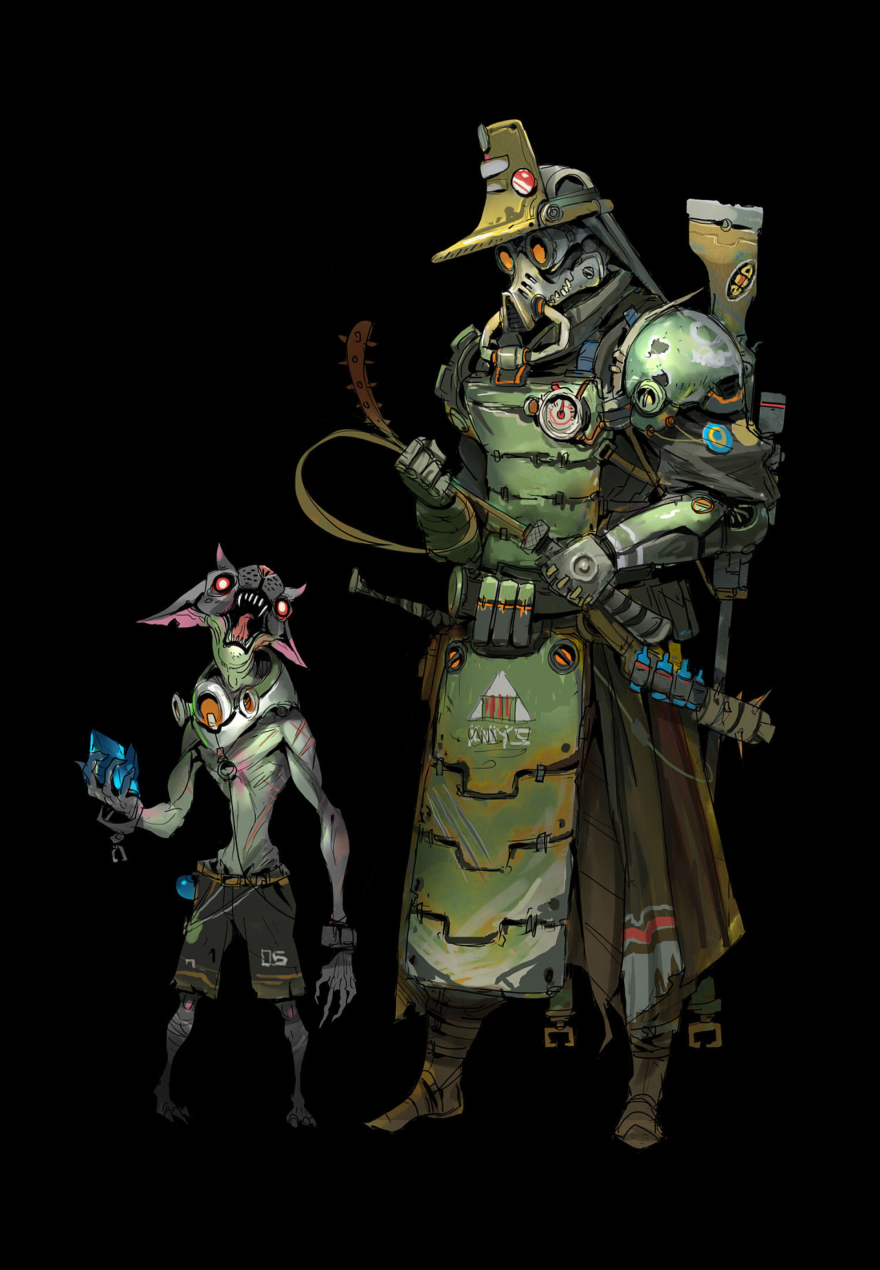 辐射fanart|插画|概念设定|mole同学 - 原创作品 - 站酷 (zcool)