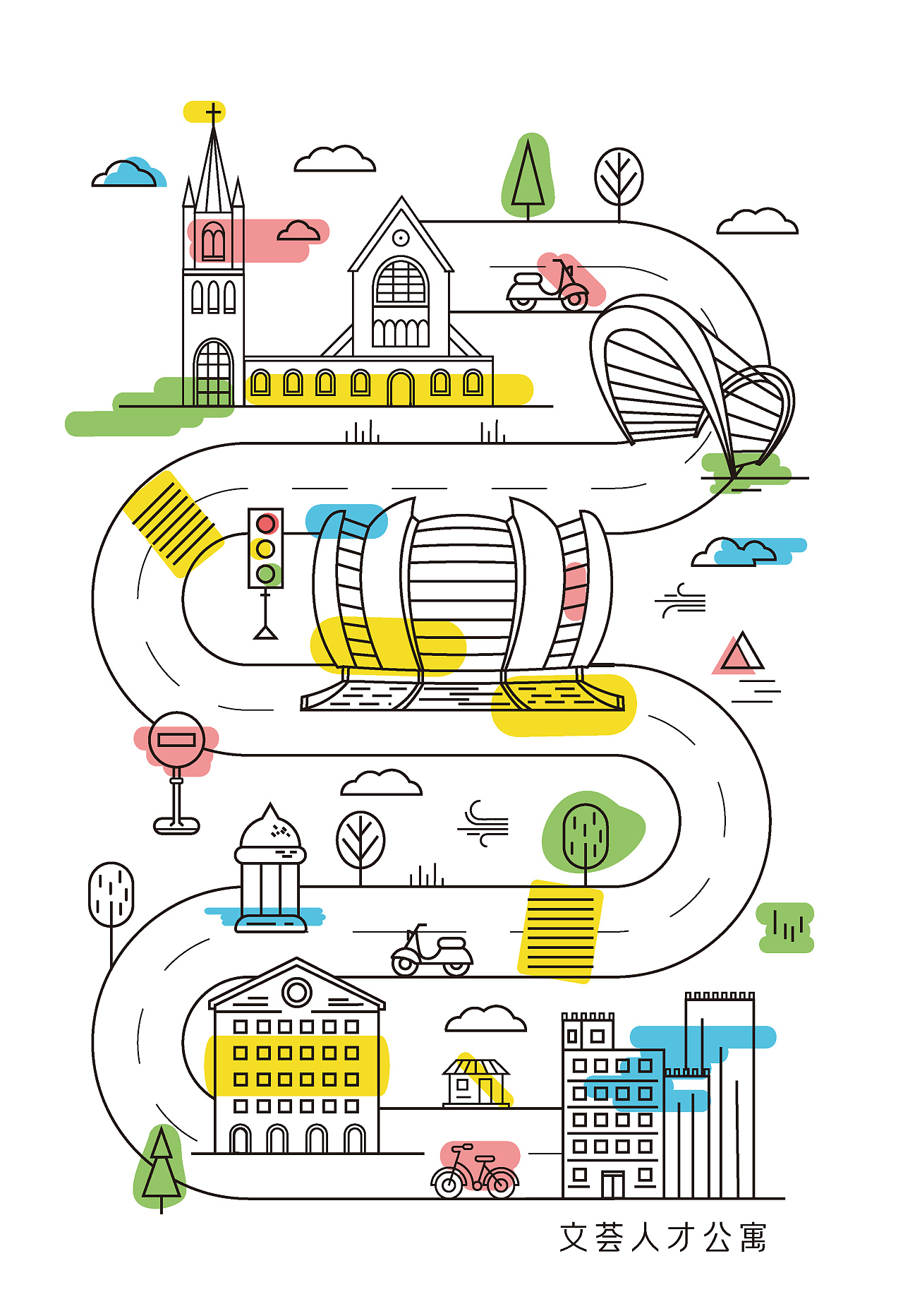 独墅湖高教区导向地图|平面|其他平面|御医z - 原创作品 - 站酷