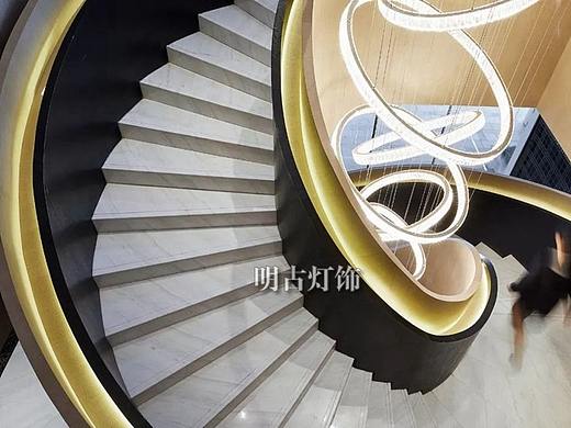 旋转楼梯间创意吊灯 明古定制