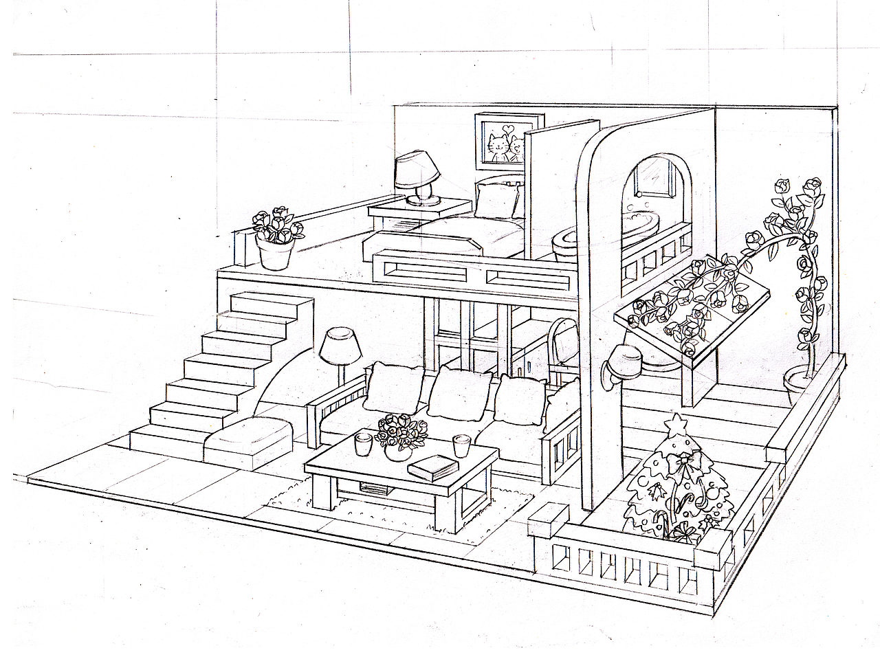 场景练习（图ZMTA3MjczNjU2） - 创作习作 - 站酷设计师凌雪宸原创素材 - 站酷ZCOOL