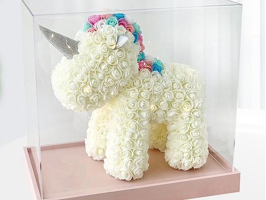 花艺玫瑰花独角兽永生花玫瑰详情页