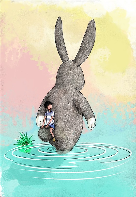 兔先生（图ZMjU4NjAzNDMy） - 艺术插画 - 站酷设计师插画师海豹原创素材 - 站酷ZCOOL