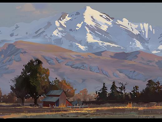 风景练习（个人主页-ZNTYxMDM2NzI=） - 创作习作 - 站酷设计师冷乐LK原创素材 - 站酷ZCOOL