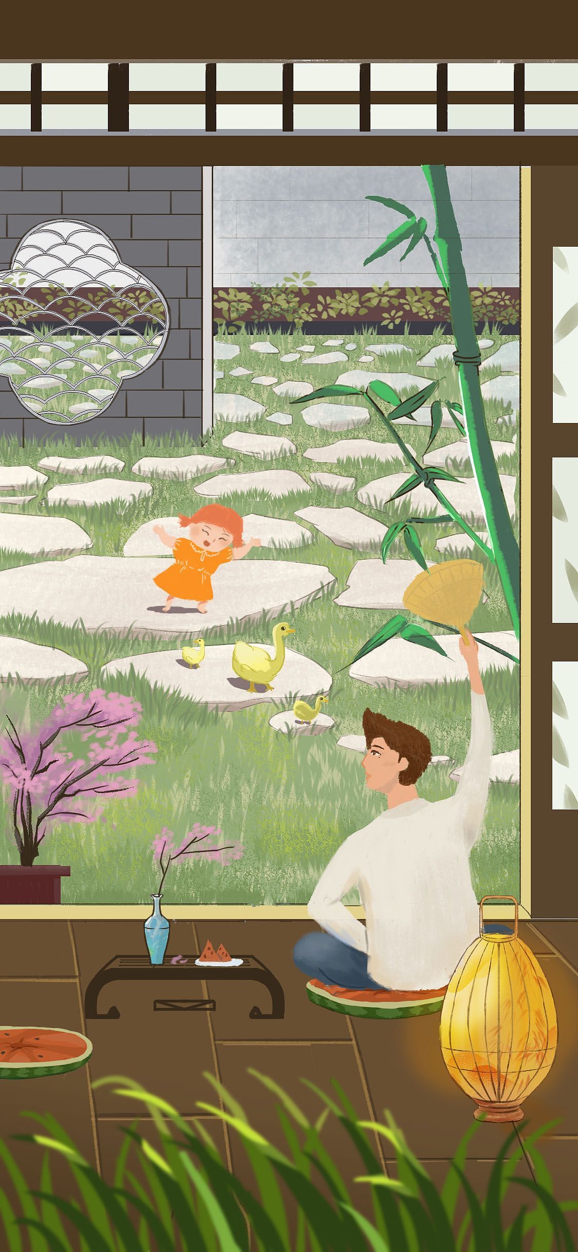 2个月画一张图，期待夏天快点到来吧！（图ZMzM4NjUzMzE2） - 绘本 - 站酷设计师诺拉麻麻原创素材 - 站酷ZCOOL