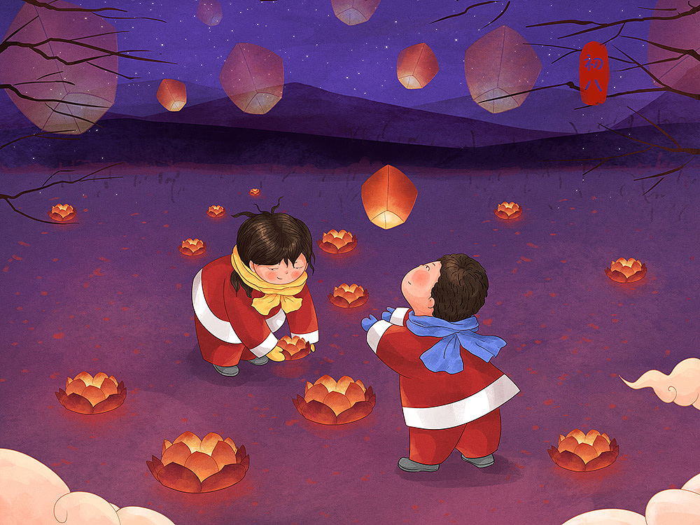 中国年俗插画(完整)