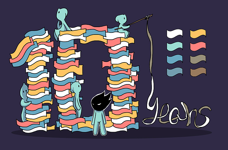 站酷十年（图ZNTUwMjA4MTY=） - 艺术插画 - 站酷设计师抱抱我的猪原创素材 - 站酷ZCOOL