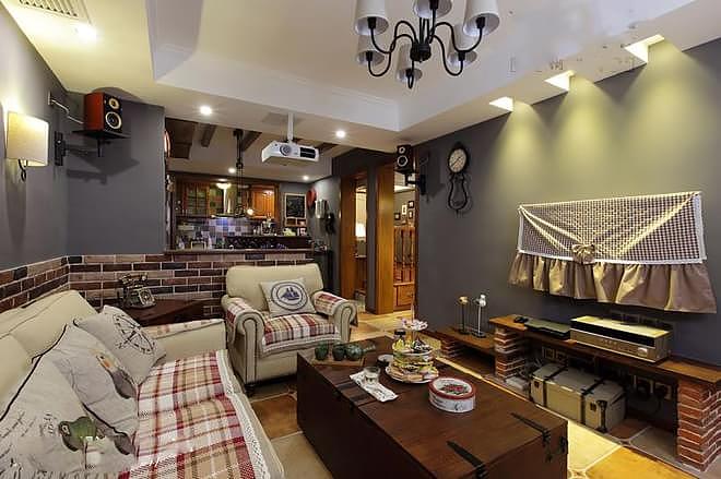 成都百纳装饰整装 116平米美式乡村风格（图ZNjU3MzA5MzI=） - 家装设计 - 站酷设计师四川百纳家居装饰原创素材 - 站酷ZCOOL