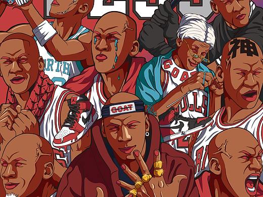 NBA插画  个人系列