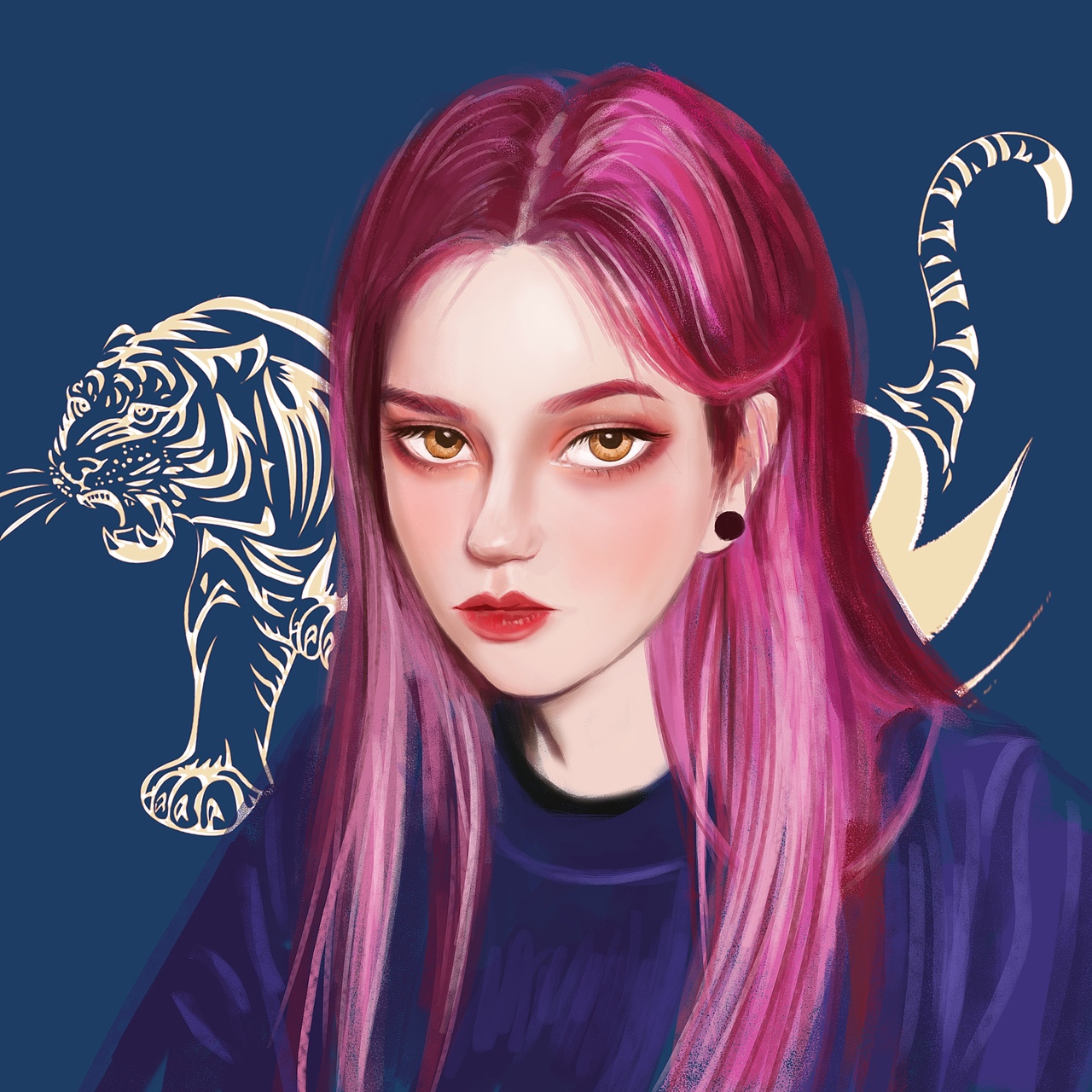 欧美风手绘更新（图ZMjg1MzAyMTM2） - 艺术插画 - 站酷设计师鱼鱼紫玉原创素材 - 站酷ZCOOL