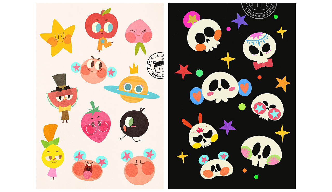 本来想做贴纸,结果犯懒了也没继续弄了~