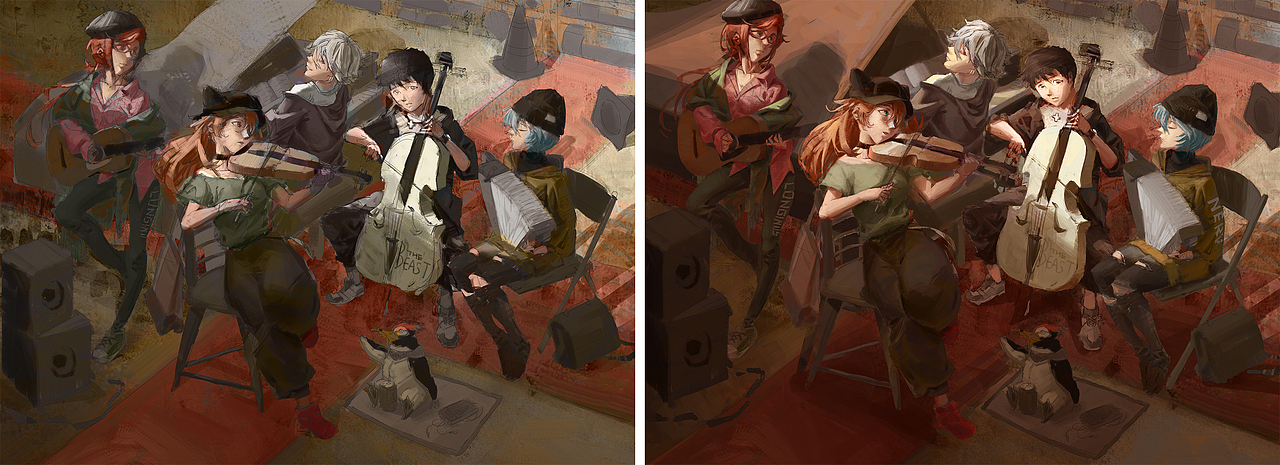 《在世界的中心呼唤爱的野兽》—创作过程