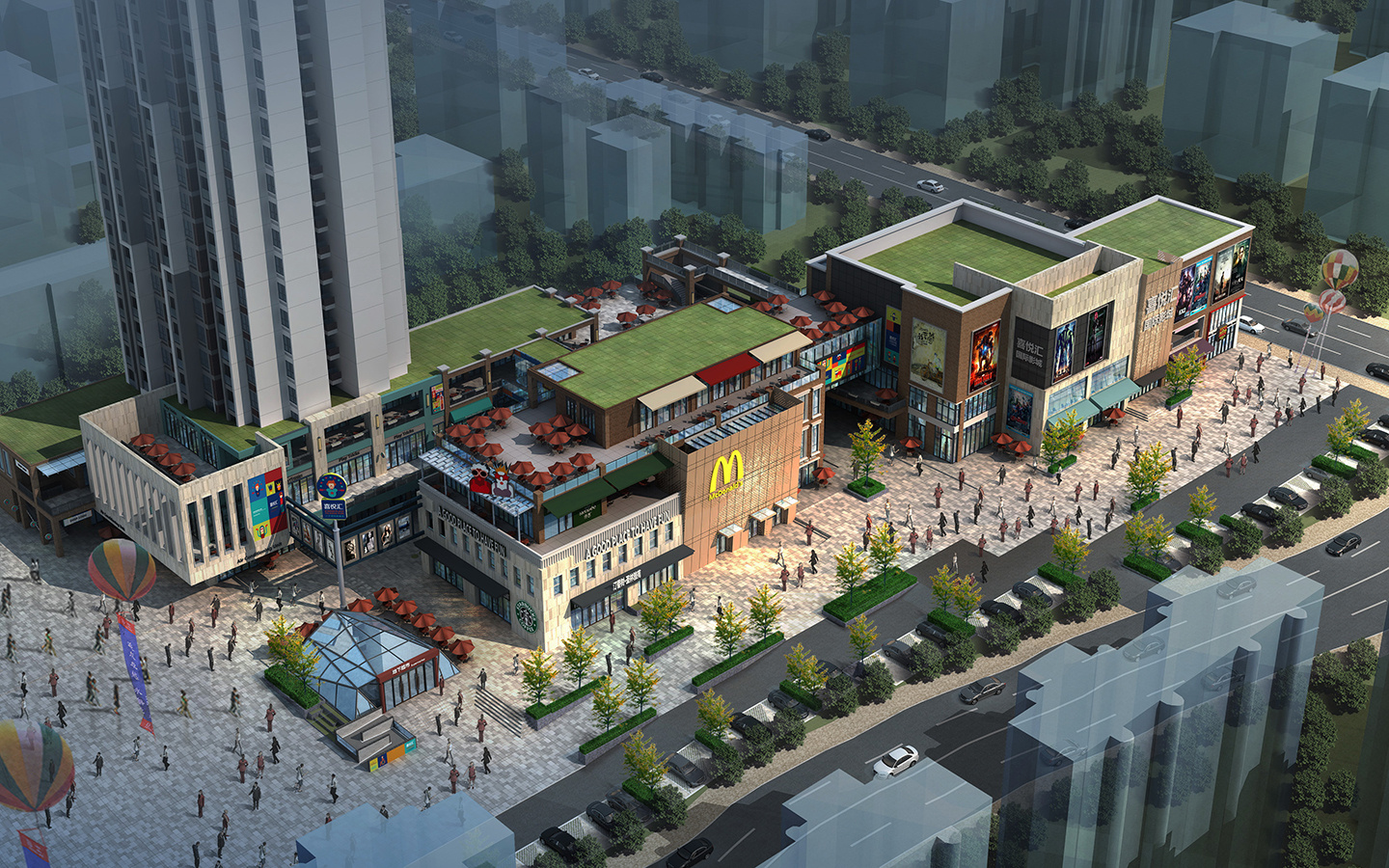 【社区商业设计】喜悦汇商业街设计