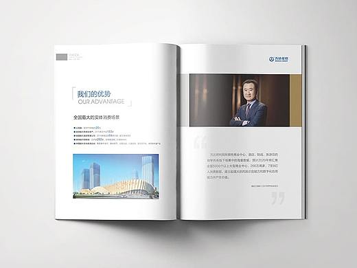 领意品牌设计 x 万达征信画册设计