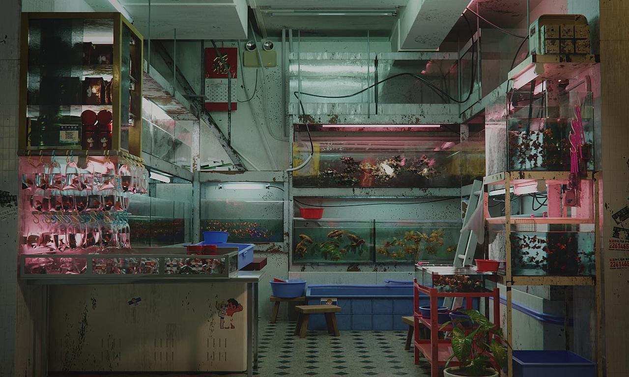 此店不卖金鱼（图ZMjkxNDEzODI0） - 场景 - 站酷设计师落雷原创素材 - 站酷ZCOOL