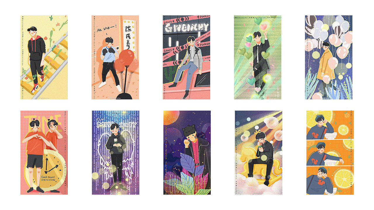 【给我的爱豆画画】-这两年笔下的他也在成长（图ZMTk0MTIwNzMy） - 创作习作 - 站酷设计师西猫zero原创素材 - 站酷ZCOOL