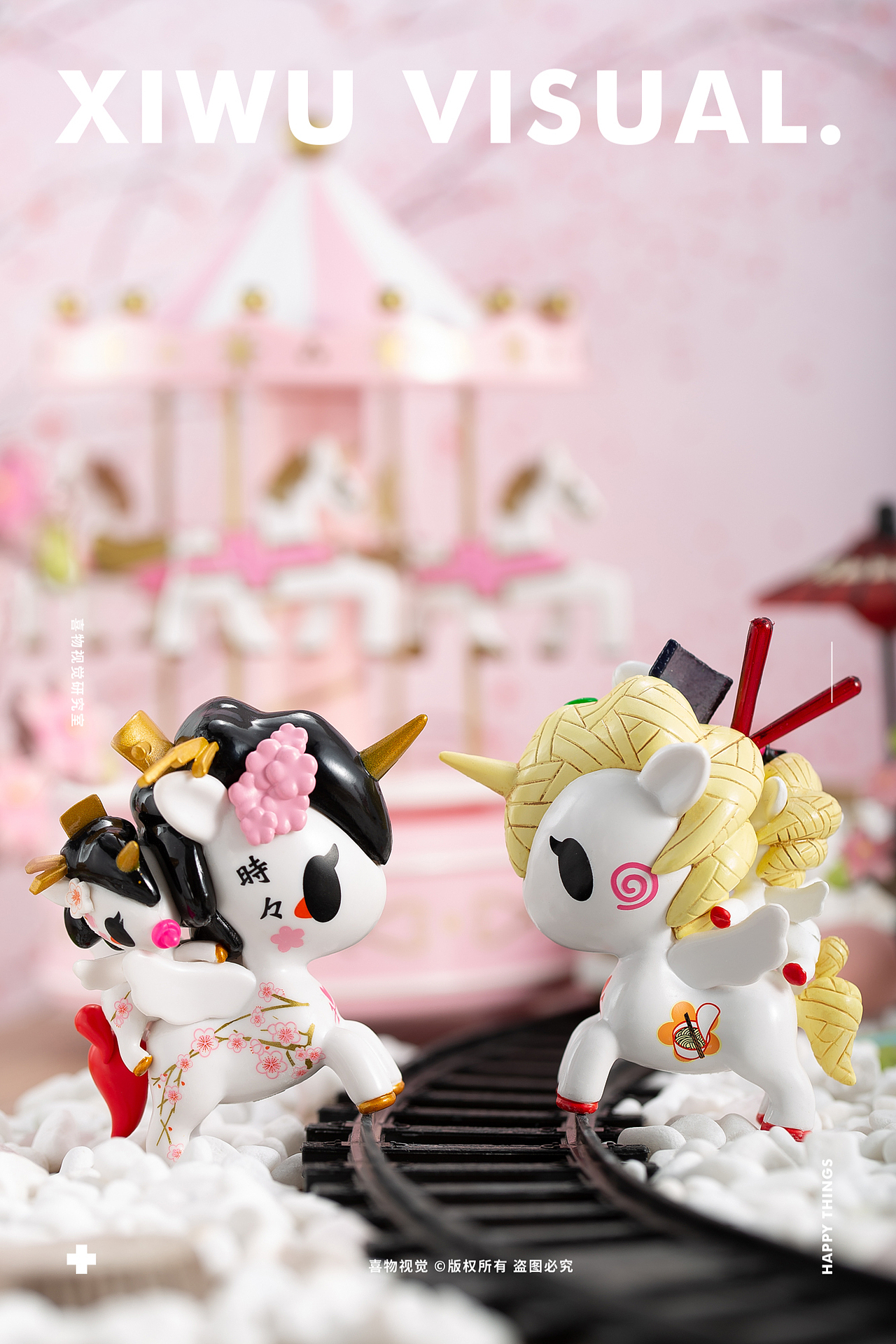 tokidokibambino独角兽系列盲盒喜物视觉