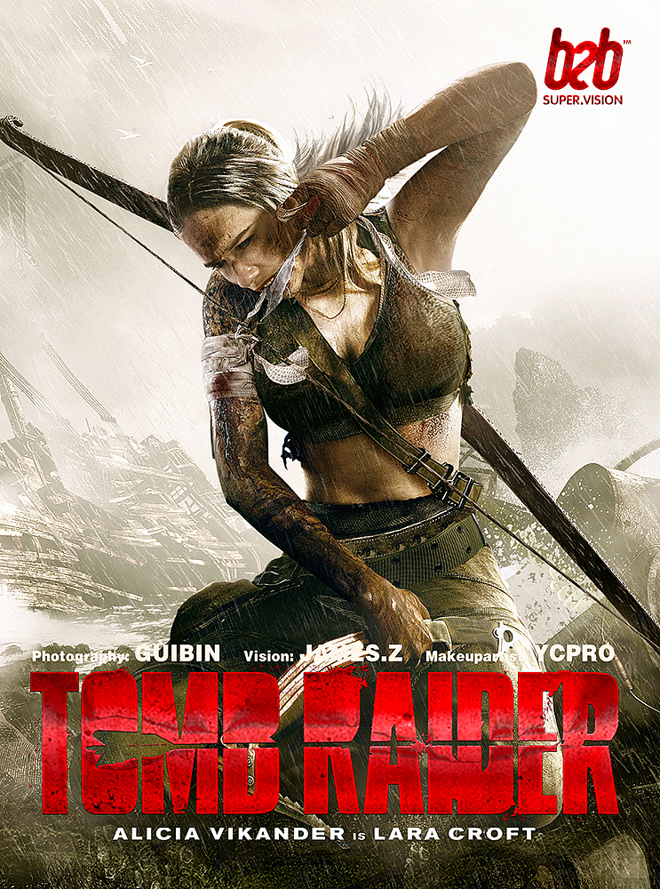 《古墓丽影 - 源起之战》海报