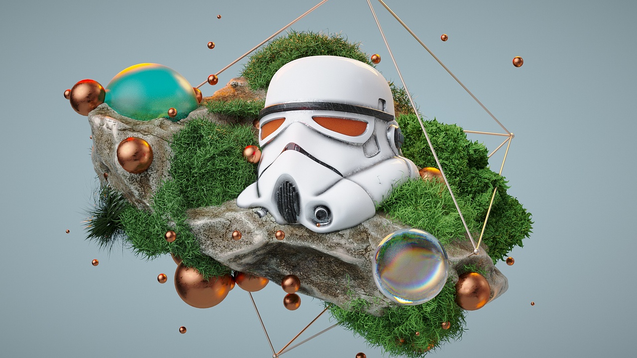 c4d现实与虚拟场景的结合运用