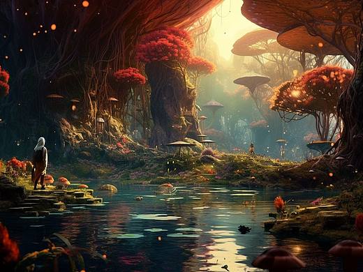 酷炫未来奇幻风动漫影视场景