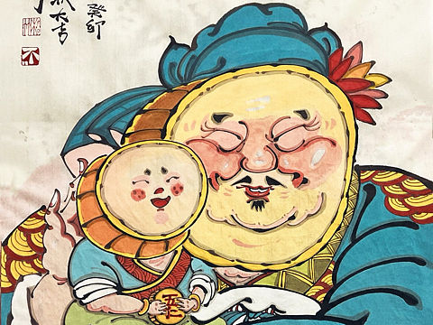 【南记手绘·不二堂·古灵精怪·五仁大仙】