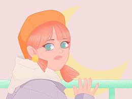 Sweet girl 系列插画