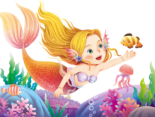 画的一些板绘儿童图书封面图