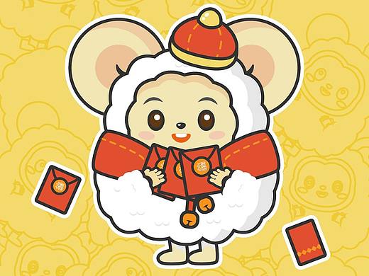 吉祥鼠（个人主页-ZNDIzMDQ3OTY=） - 商业插画 - 站酷设计师狐狐曦曦原创素材 - 站酷ZCOOL