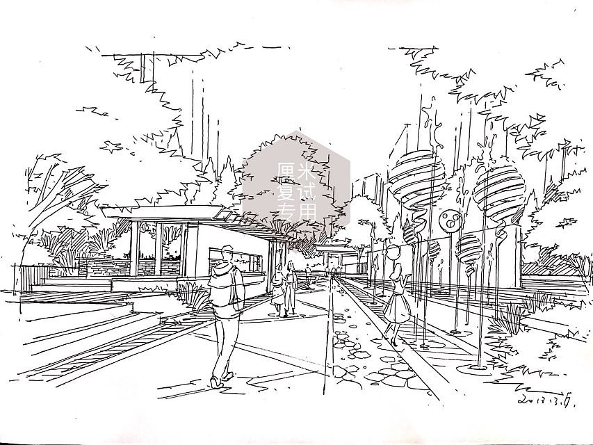 些许景观图（图ZMTE2MjU3NTY0） - 景观设计 - 站酷设计师厘米老赵原创素材 - 站酷ZCOOL