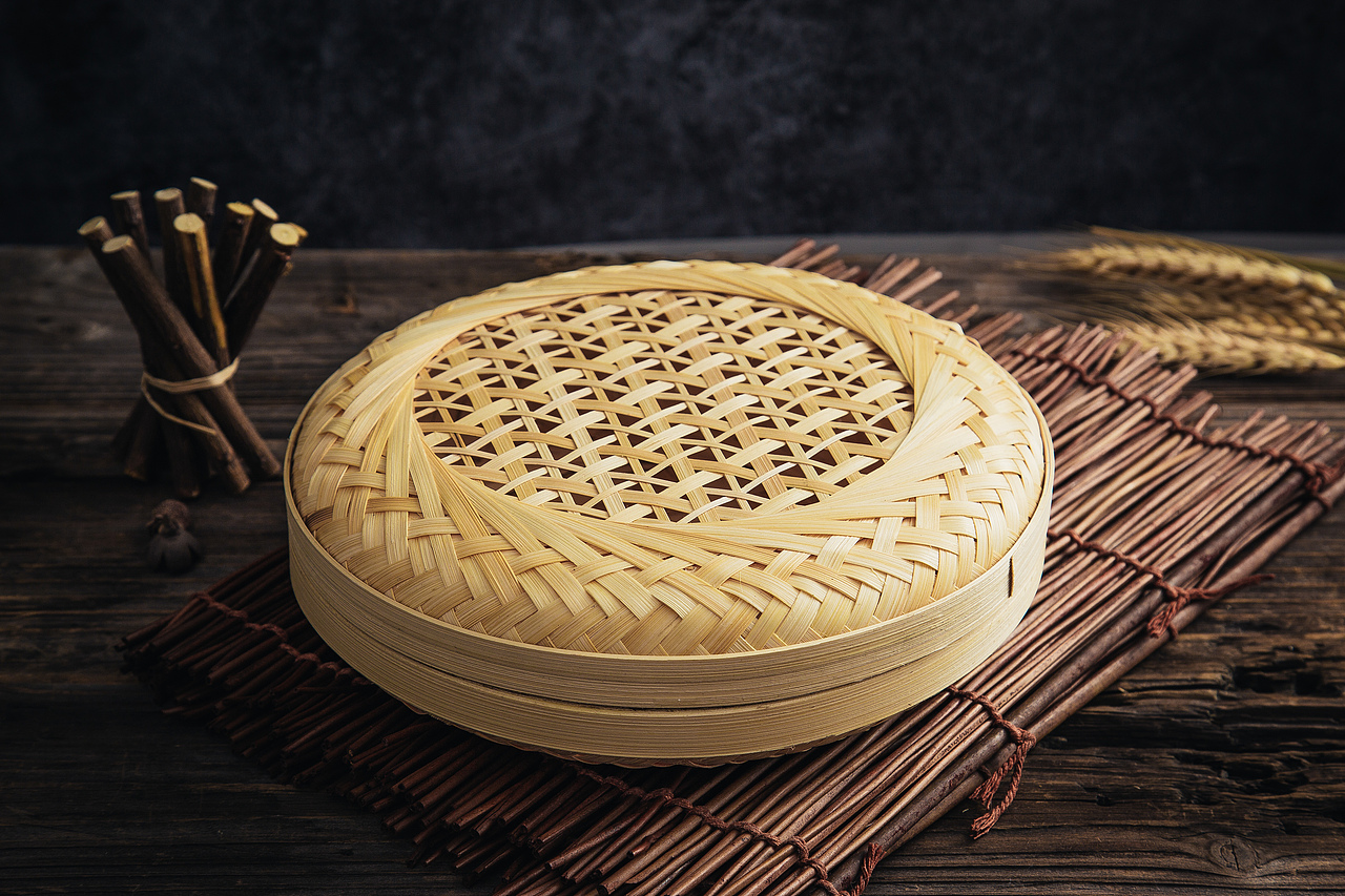手工编织竹篮（图ZMTM4MzMyMzI0） - 产品摄影 - 站酷设计师陳九九原创素材 - 站酷ZCOOL