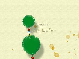 繪畫練習(xí)，新年第一幅