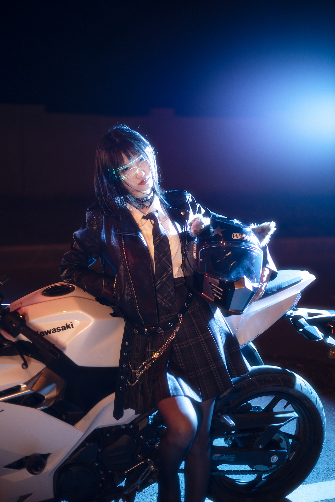 机车少女（图ZMjU2MTk0NjU2） - 人像摄影 - 站酷设计师浅海s原创素材 - 站酷ZCOOL