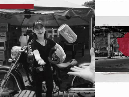 印第安摩托车宣传册排版设计