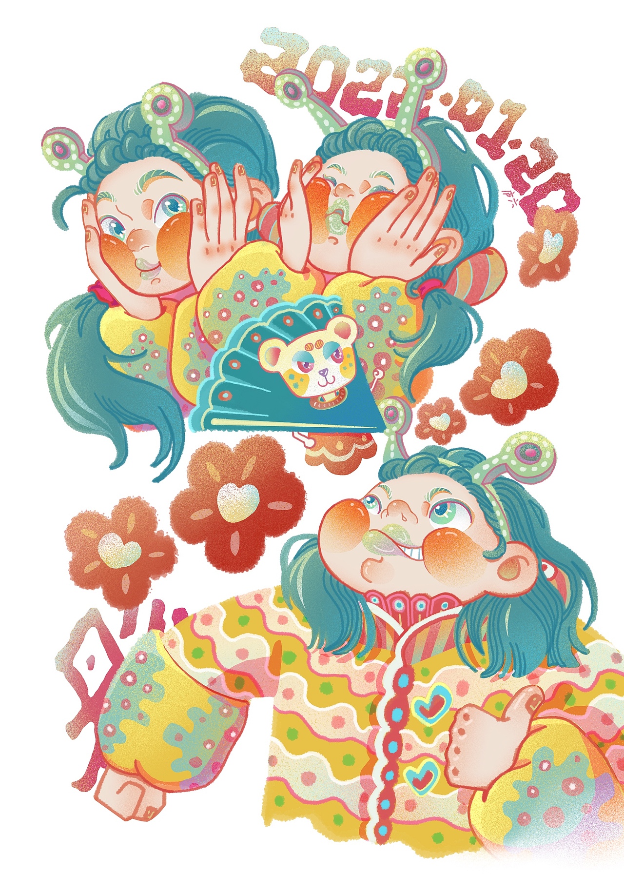 28天速写打卡：第四周——相册合影（图ZMjg2MjkzMzE2） - 创作习作 - 站酷设计师庐六原创素材 - 站酷ZCOOL