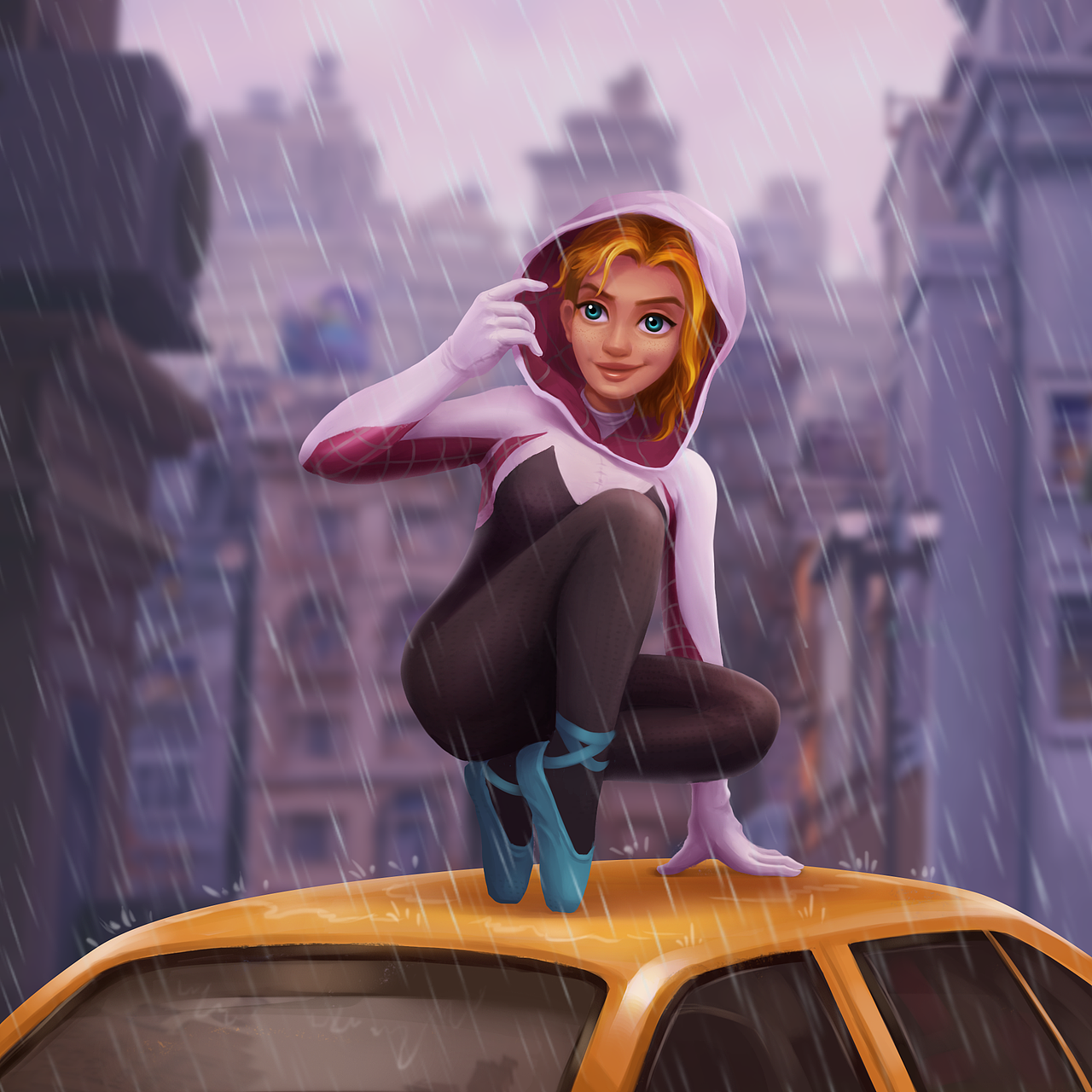 蜘蛛侠：平行宇宙（图ZMTc2MDU4OTc2） - 游戏原画 - 站酷设计师shaoyalin原创素材 - 站酷ZCOOL