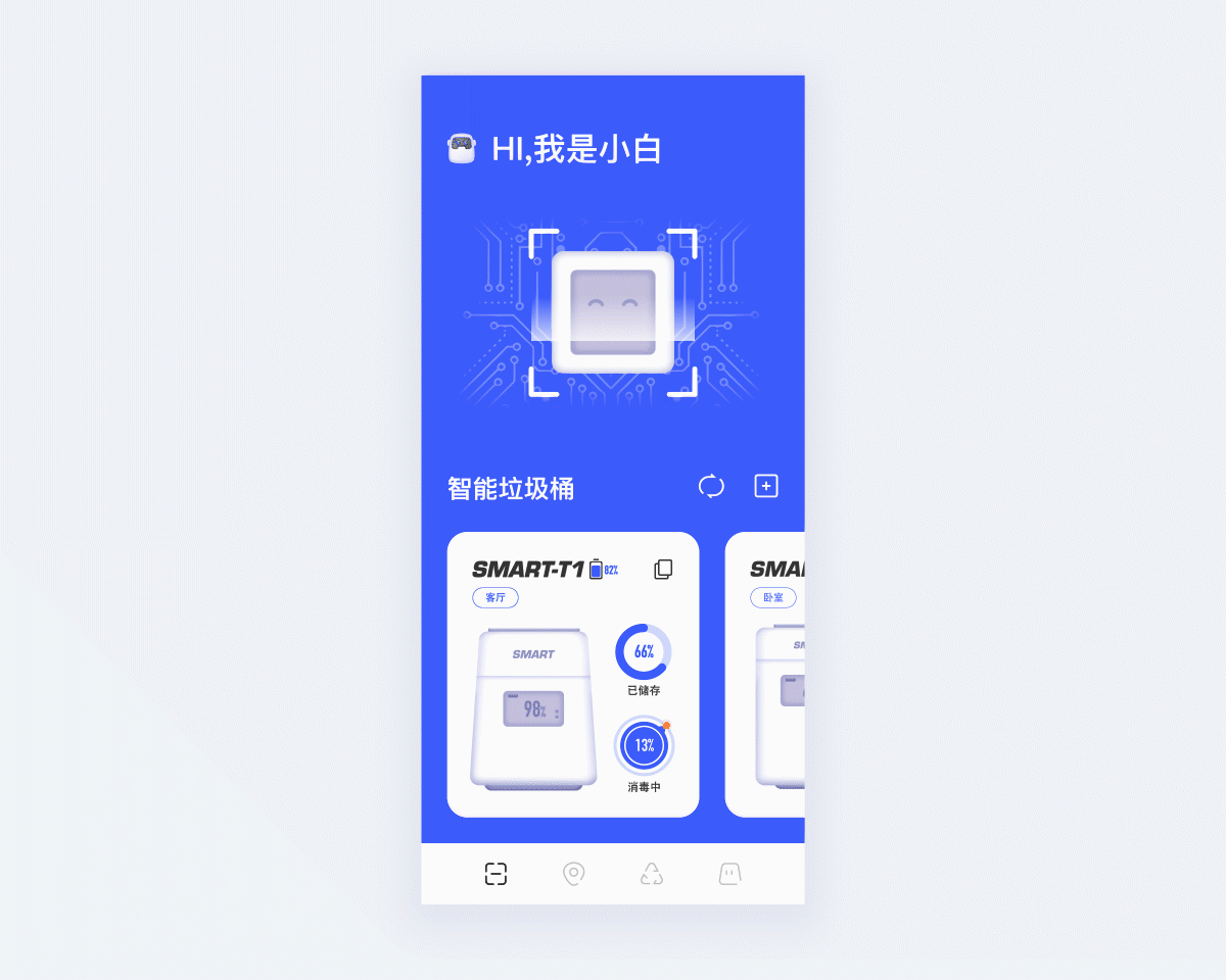 智能垃圾分类概念设计-小白分类
