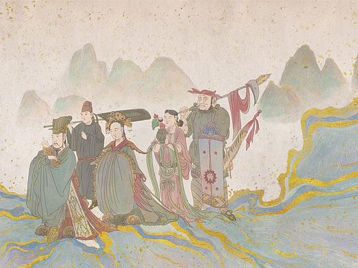 吴道子送子天王图改