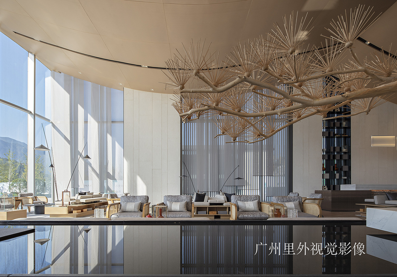 庐山-雅居乐售楼部(李益中设计)-室内空间摄影