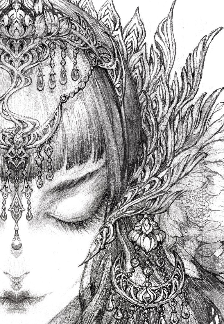 铅笔线稿和细节图~