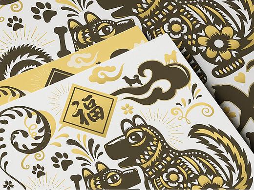 Chinese new year 2018 year of the Dog 新年2018狗年