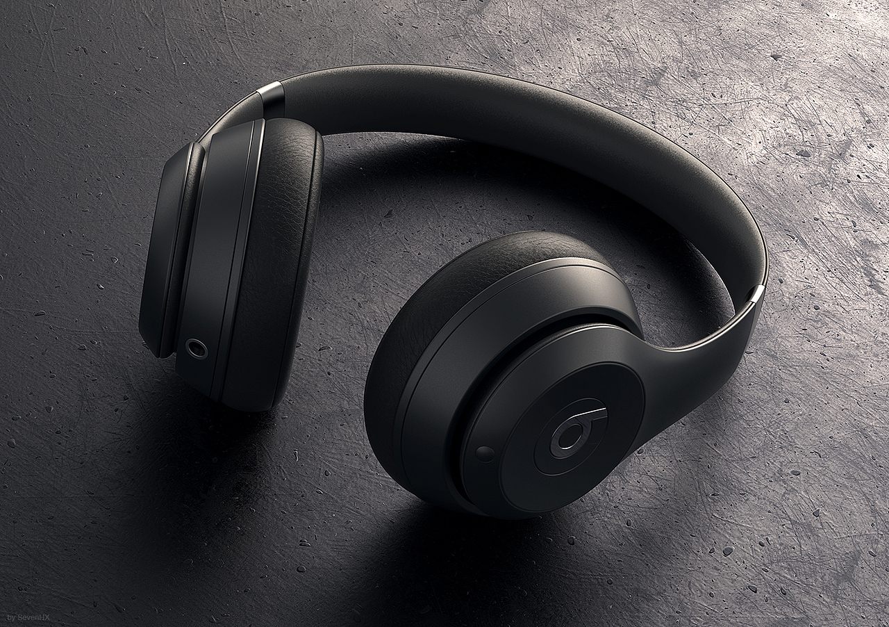 练习beats耳机渲染