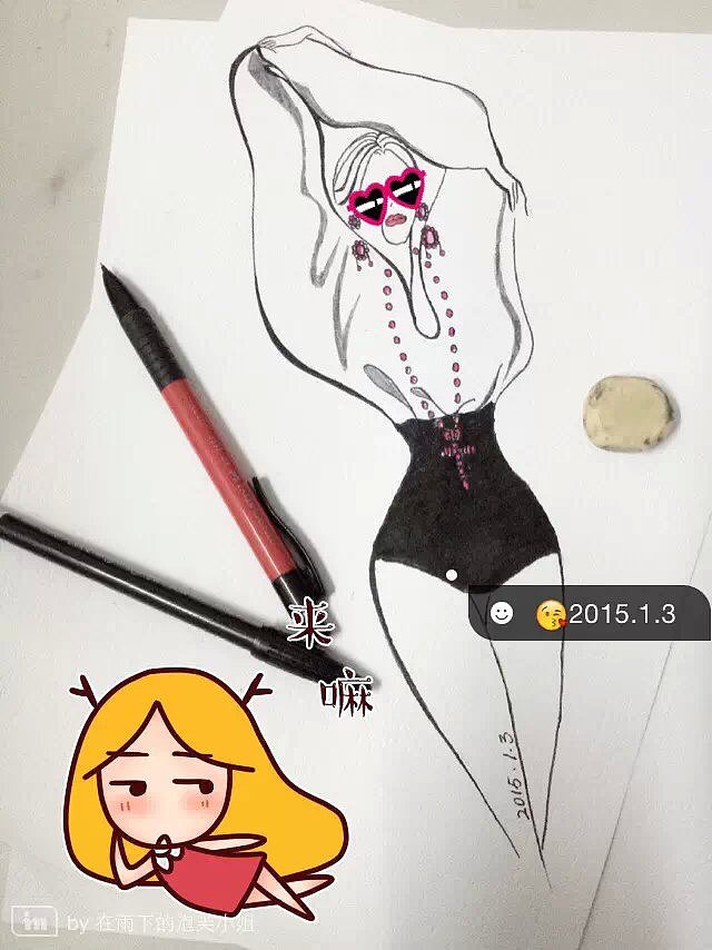 手绘（图ZMjM4ODE0ODA=） - 创作习作 - 站酷设计师夏天的夏沫原创素材 - 站酷ZCOOL