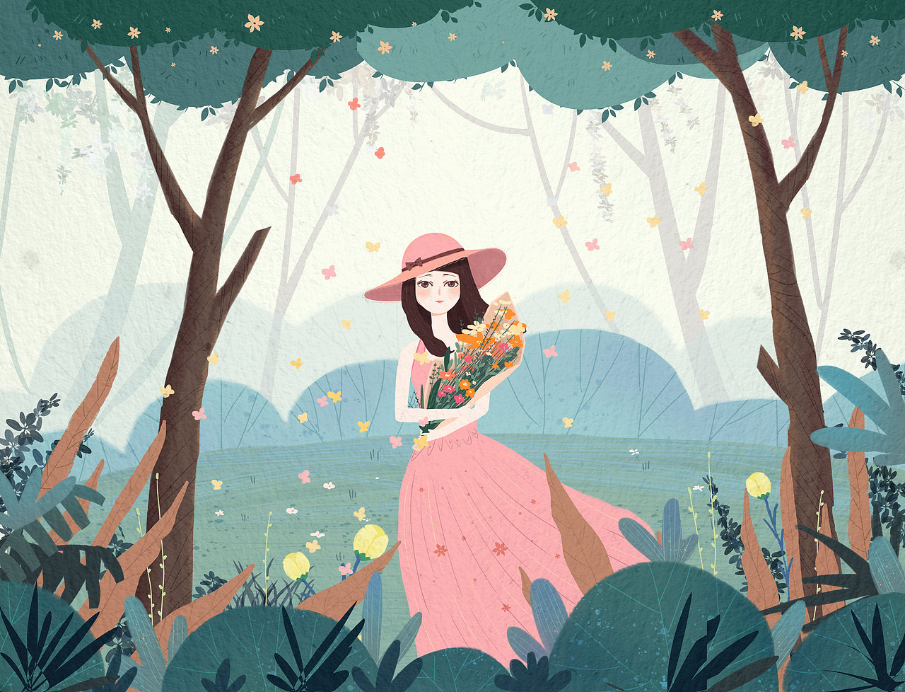 手提袋插画（图ZMTcwNTkyNTYw） - 包装 - 站酷设计师大Dean原创素材 - 站酷ZCOOL