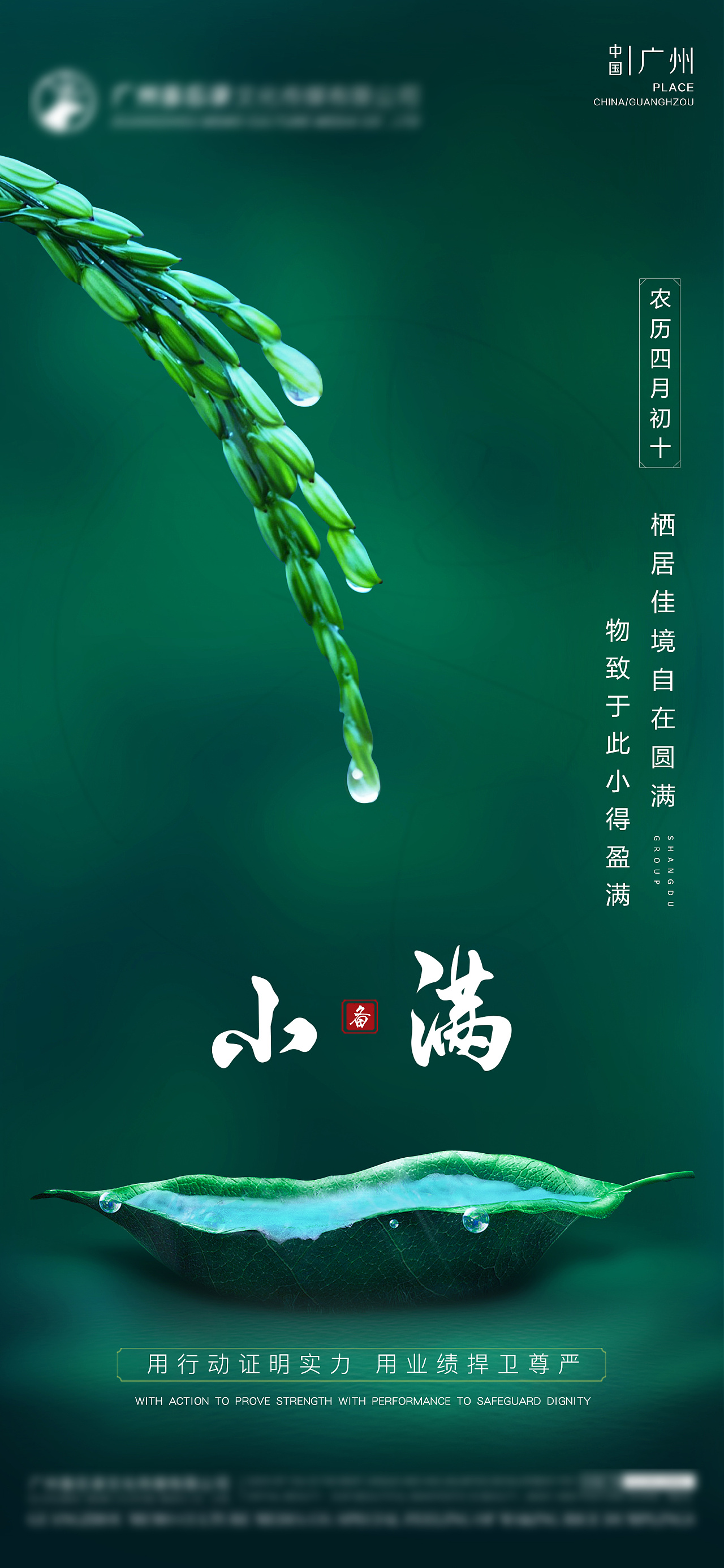 小满节气海报
