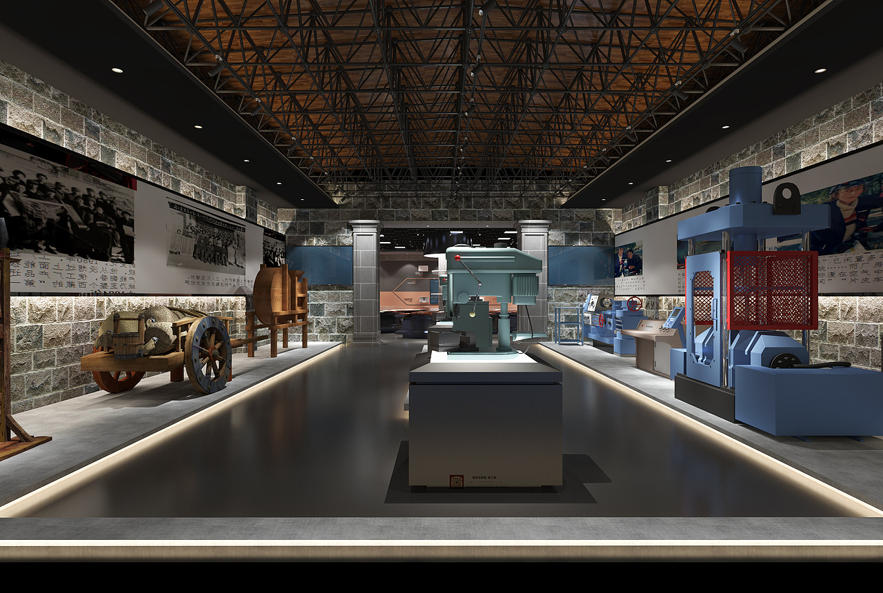 工装——企业文化展厅 工业机器农产品