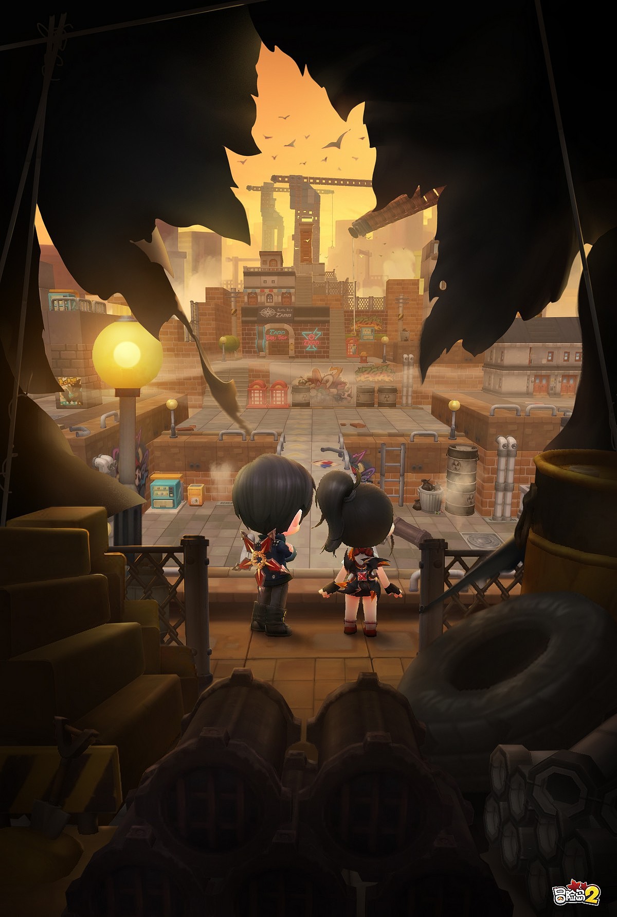 冒险岛2 地图海报（图ZOTEzNTQ2NDg=） - 商业插画 - 站酷设计师里昂LEONOD原创素材 - 站酷ZCOOL
