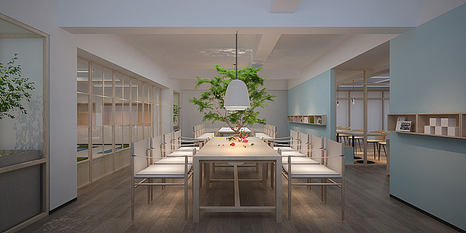 西安高新瑜伽馆装修设计图