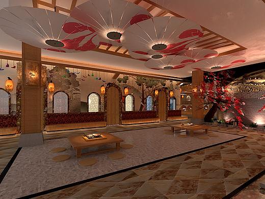 河南郑州汗蒸馆设计案例展示专业汗蒸馆设计公司