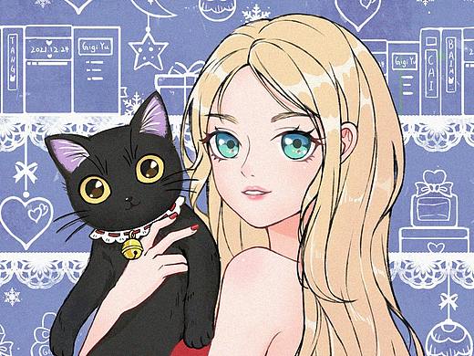 3只小猫咪（个人主页-ZNDM2Mzc4NTI=） - 创作习作 - 站酷设计师萌牙吉吉原创素材 - 站酷ZCOOL