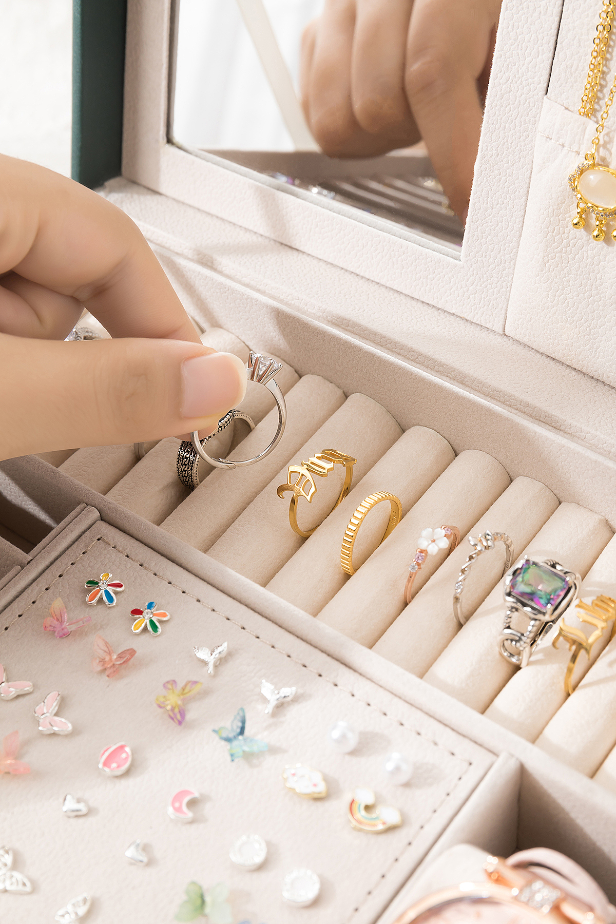 产品摄影首饰盒